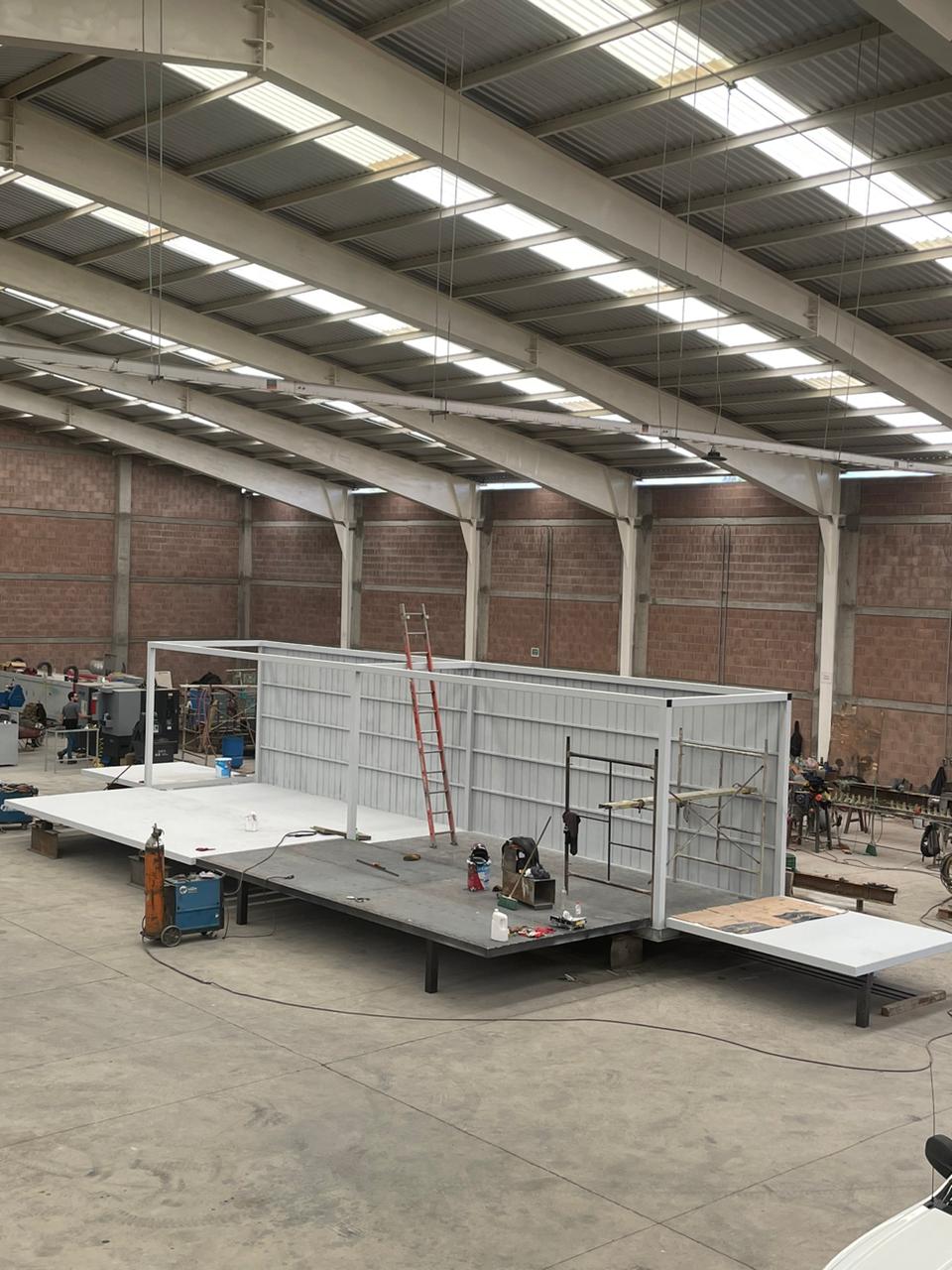 Biorefinery structural fabrication in progress
